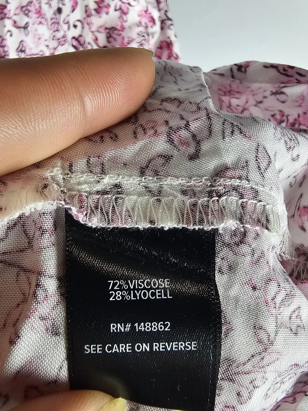 torrid White and Pink Floral Lace-Up Cami - Picture 5 of 5